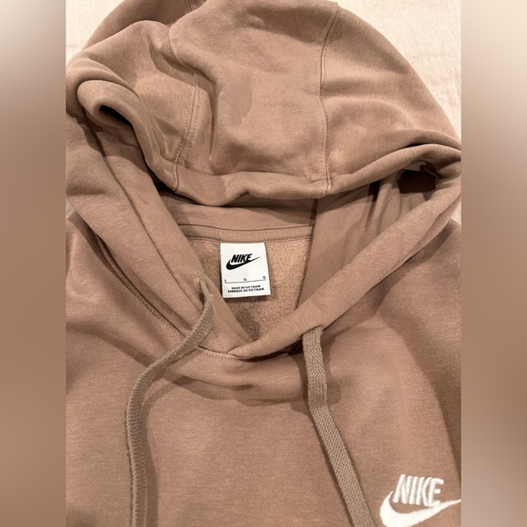 Men’s Nike Sportswear Club Fleece Pullover Hoodie Large tan khaki - Picture 4 of 4